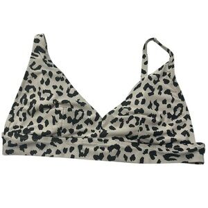 Aerie size XL cheetah print swim top/athletic bra EUC